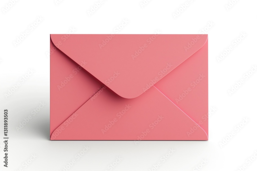 A vibrant pink envelope, symbolizing communication and connection. A vibrant pink envelope, symbolizing communication and connection.