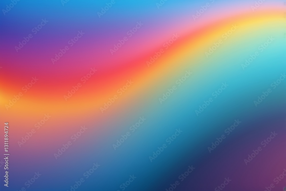 blurred background with a rainbow - colored wave of light blurred background with a rainbow - colored wave of light