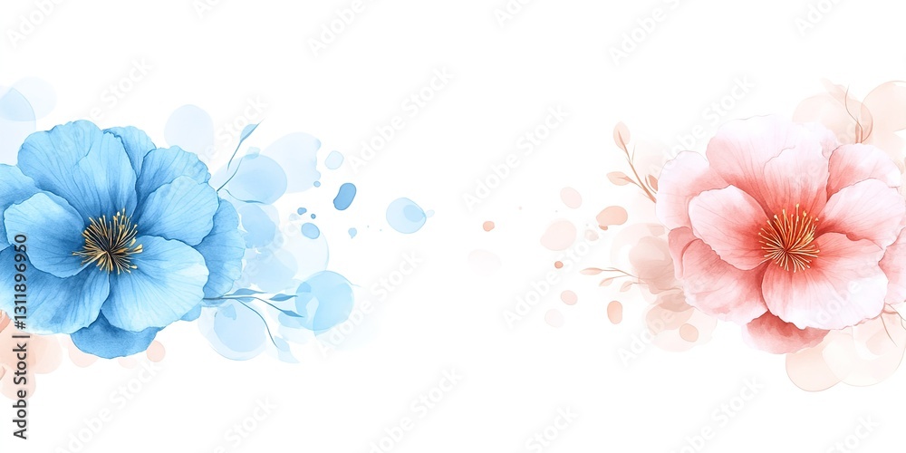 set of watercolor backgrounds , isolated on white set of watercolor backgrounds , isolated on white