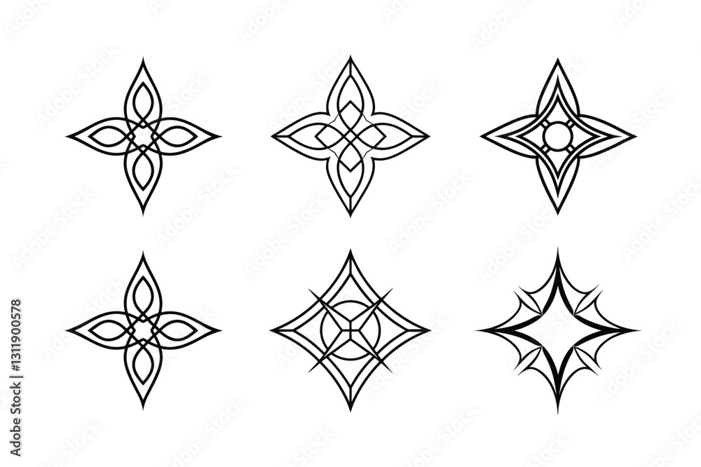 Futuristic Ornamental Vector. Futuristic Ornamental Vector.