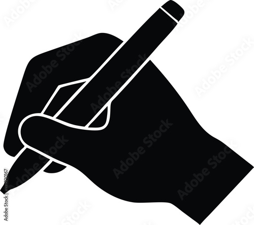 hand with pen