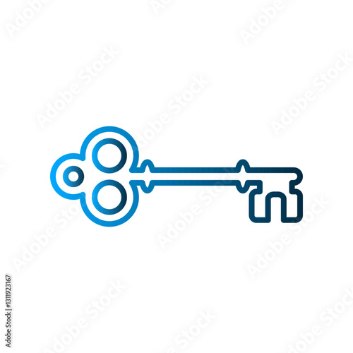 Key icon design template