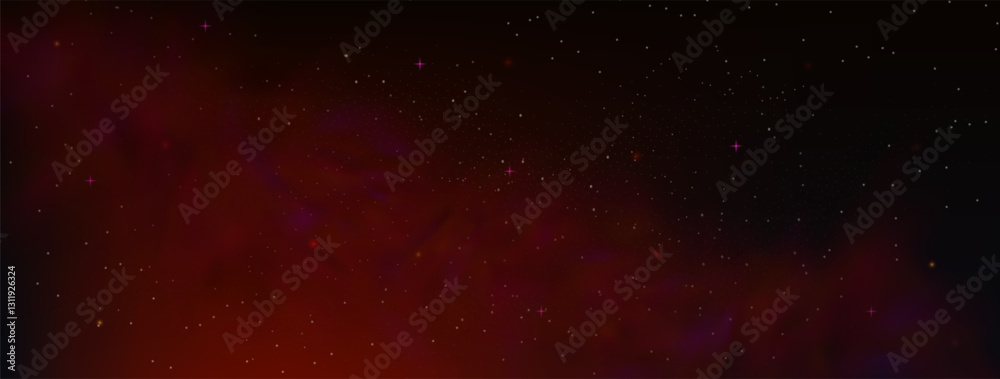 Obraz premium Starry night sky with astrological constellations. Space stars background.Space nebula and glittering stardust.