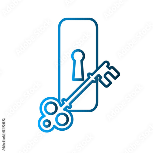 Key icon design template