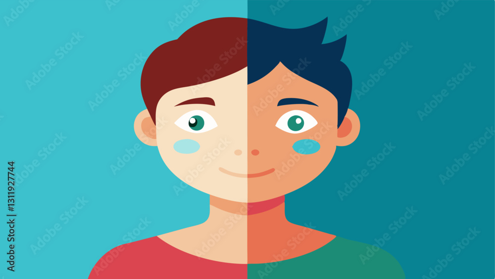 Skin Transformation An illustration depicting the skin texture improvement before and after the application with visible changes in brightness and smoothness attributed to the Skin Transformation An illustration depicting the skin texture improvement before and after the application with visible changes in brightness and smoothness attributed to the