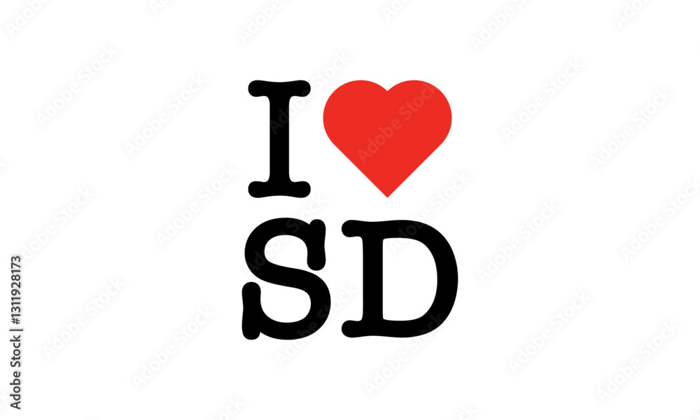 I Love SD San Diego California Red Heart Lettering T-Shirt Sweatshirt Digital Lettering Vector Design I Love SD San Diego California Red Heart Lettering T-Shirt Sweatshirt Digital Lettering Vector Design