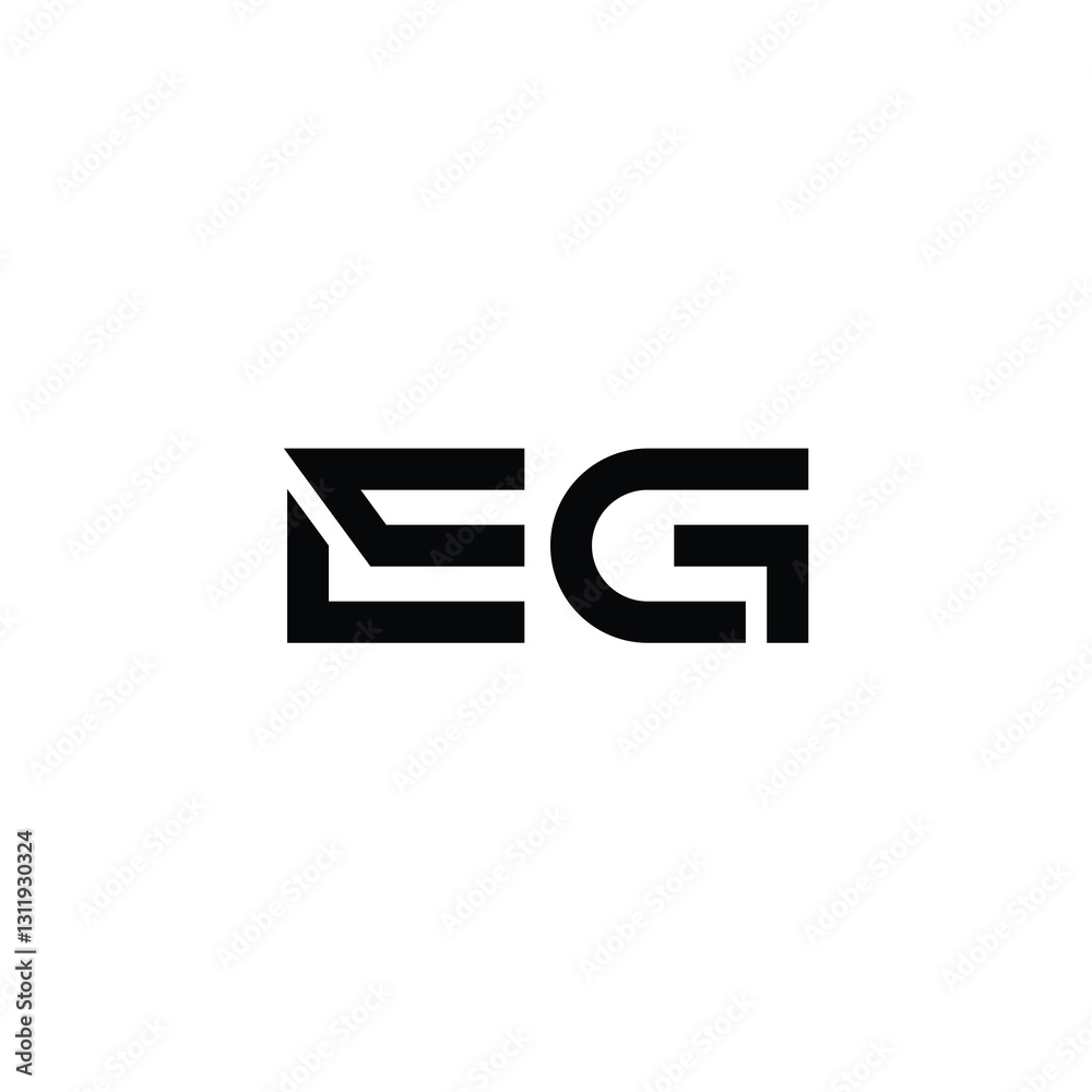 EG monogram logo design letter text name symbol monochrome logotype alphabet character simple logo EG monogram logo design letter text name symbol monochrome logotype alphabet character simple logo
