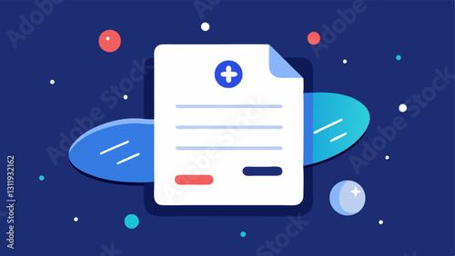 Virtual Prescription After the consultation the doctor sends a virtual prescription which appears as a floating document next to the patient in the VR space.