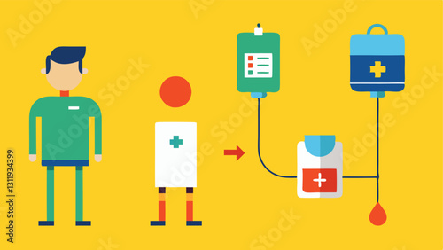 Vitamin Infusion Process A stepbystep infographic showing the process of receiving an IV infusion from checkin to preparation and finally the infusion itself.