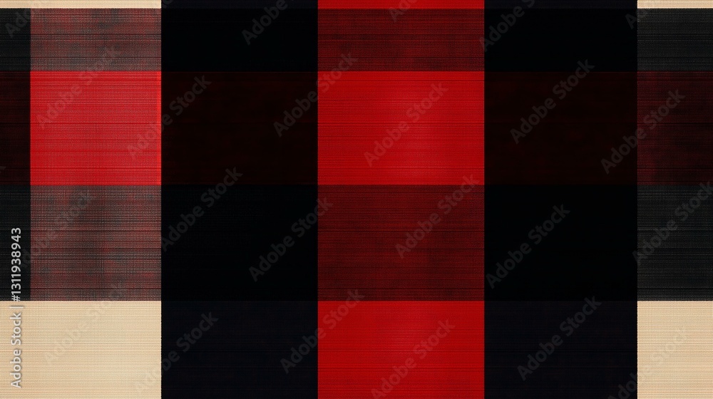 Fototapeta premium Plaid Pattern Textile, Abstract Design