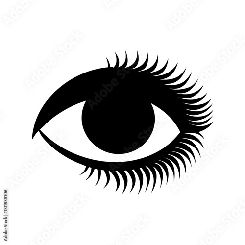 Cream eye shadow silhouette