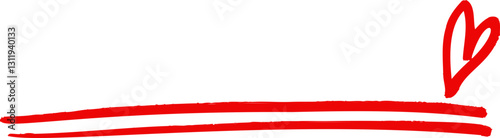 밑줄, 표시, 표식, 하트, 빨간펜, red, 기호, 강조, 노트, 체점, 체크, 중요표시