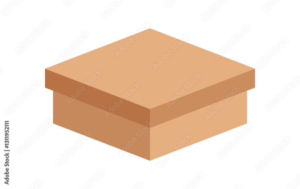 postal parcel box, carton shipping box, brown corrugated box, cardboard postage box for transportation
