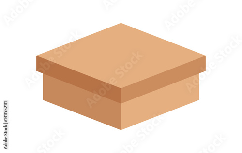 postal parcel box, carton shipping box, brown corrugated box, cardboard postage box for transportation