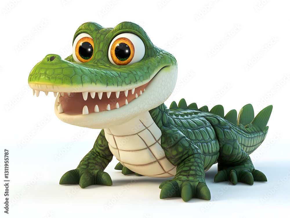Fototapeta premium Cheerful Alligator