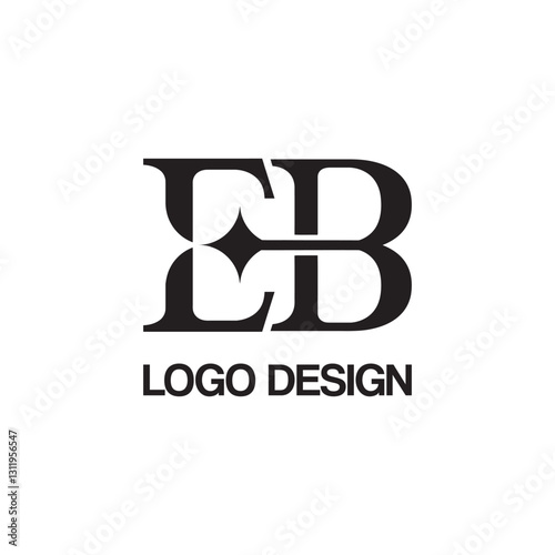 eb modern logo design template