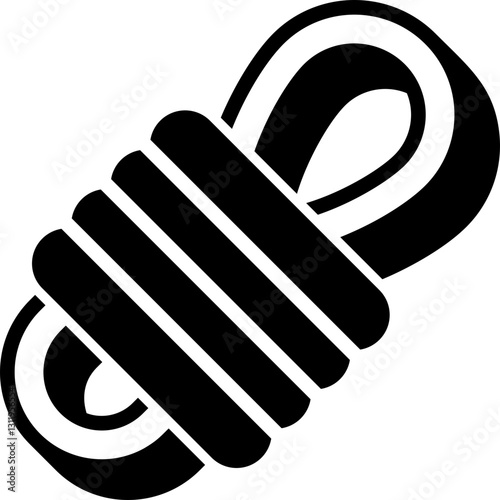 Rope glyph icon