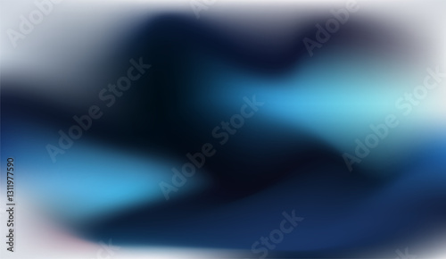 Abstract aurora borealis inspiration with soft gradients and flowing forms creating a modern and elegant design suitable for various creative projects