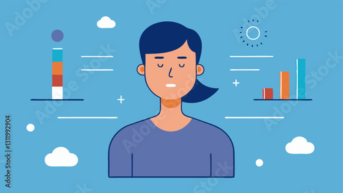 Visualization of Breathing Exercises A user engaging in breathing exercises with animated indicators showing deep inhalation and exhalation enhanced by the trackers data feedback.