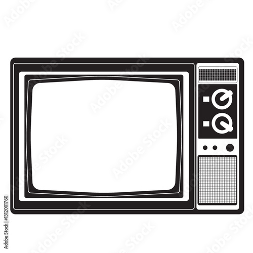 retro tv set