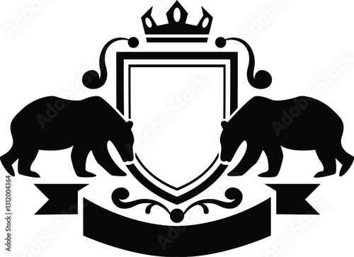 Royal Bear Brand Vector