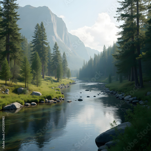 river in the forest