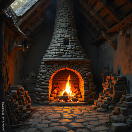 fireplace