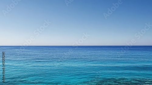 Seamless Transition from Turquoise to Deep Ocean Blue