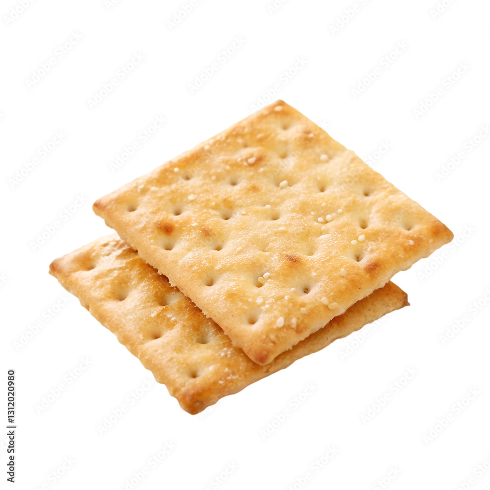 Crispy cracker isolated on transparent background Crispy cracker isolated on transparent background
