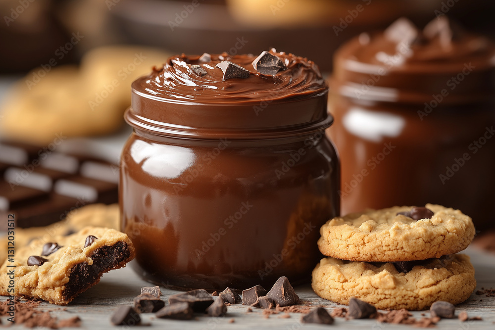 chocolate cream with cookies chocolate cream with cookies