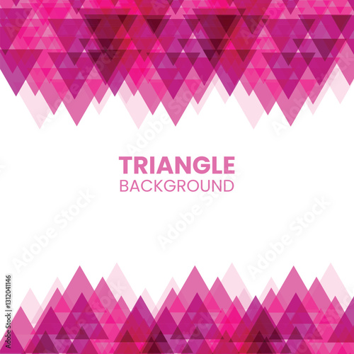 Triangle Background Abstract Pink Modern Simple For Banner