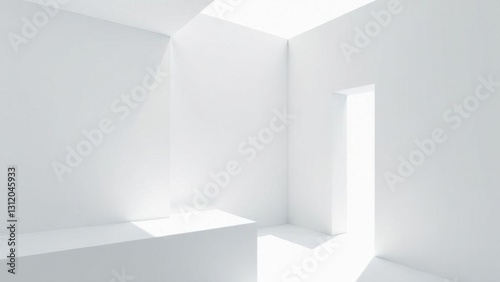 Wallpaper Mural White Cubes Minimalist Torontodigital.ca