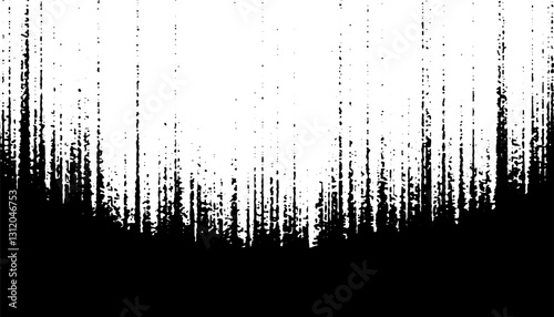 Black and white abstract transition pattern for sporty background. Scary background with grunge effect. Vector Format Illustration 