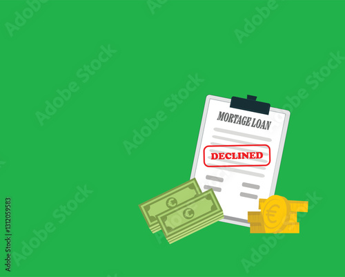 declined loan application for apartment
