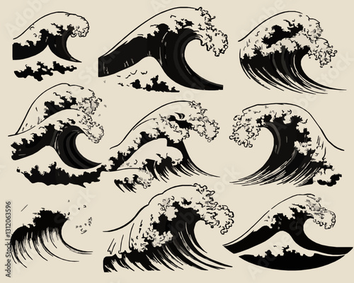 black and white heraldic elements