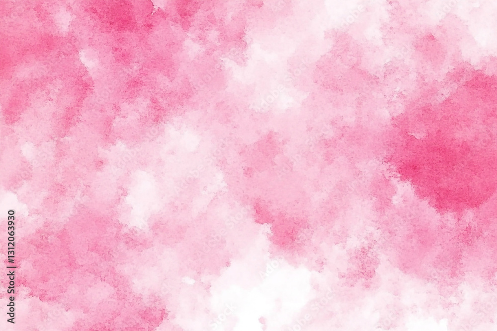 Fototapeta premium Soft pink watercolor texture with subtle variations, ideal for backgrounds and design projects