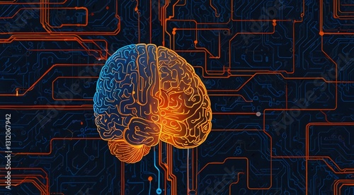 3d rendered illustration of human brain