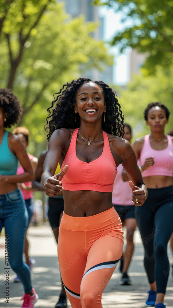 Dynamic Group Fitness Activities in Urban Park: Perfect for Health and Wellness Promotions Dynamic Group Fitness Activities in Urban Park: Perfect for Health and Wellness Promotions