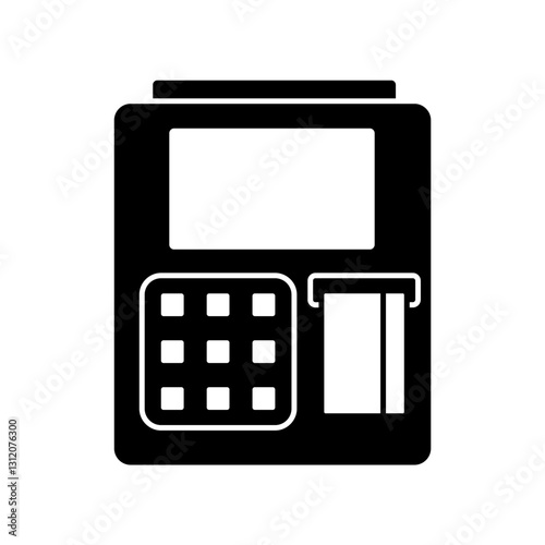 atm icons  symbol vector elements for infographic web