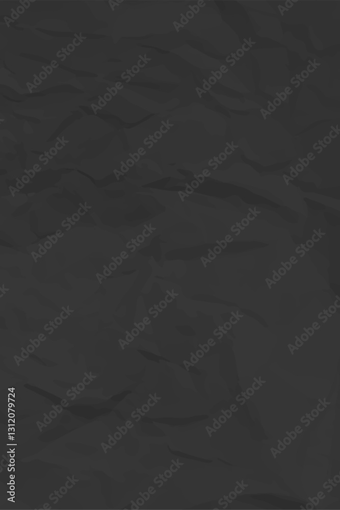 Black clean crumpled paper Black clean crumpled paper