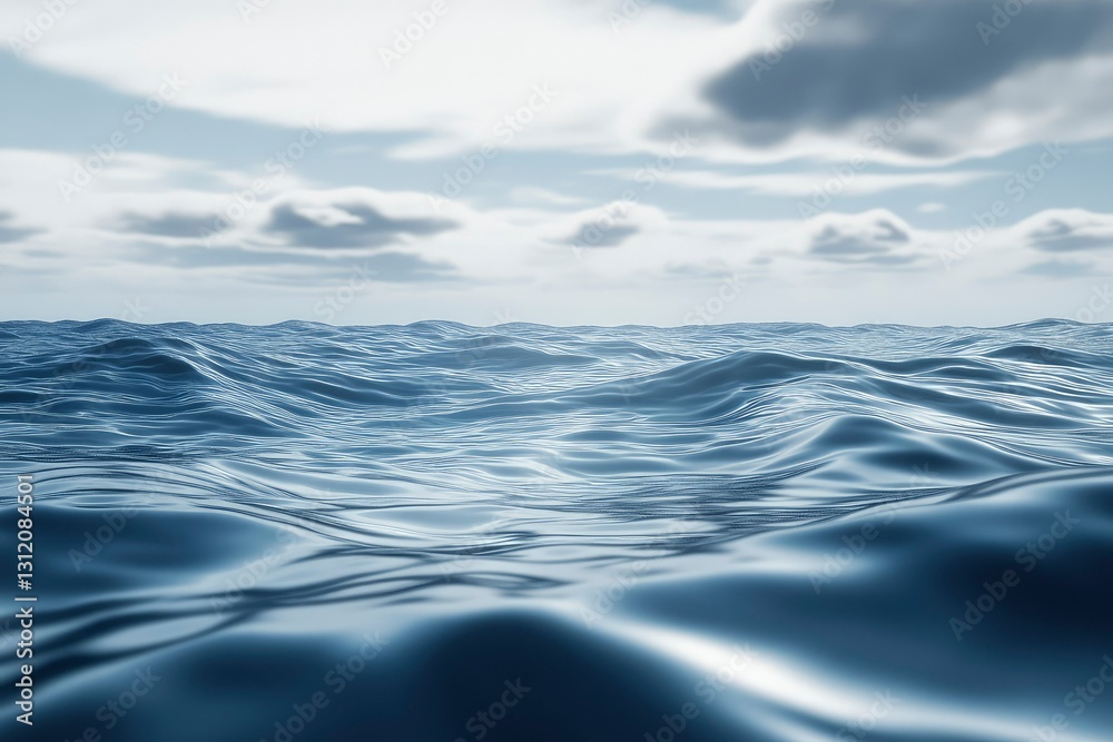 Fototapeta premium blue ocean with sky.
