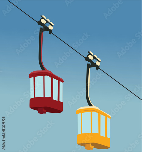 cabin of the ski lift