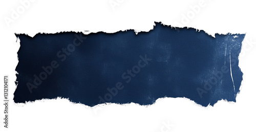 Torn Paper Reveal: A ripped piece of paper reveals a dark blue void, creating a striking visual contrast.