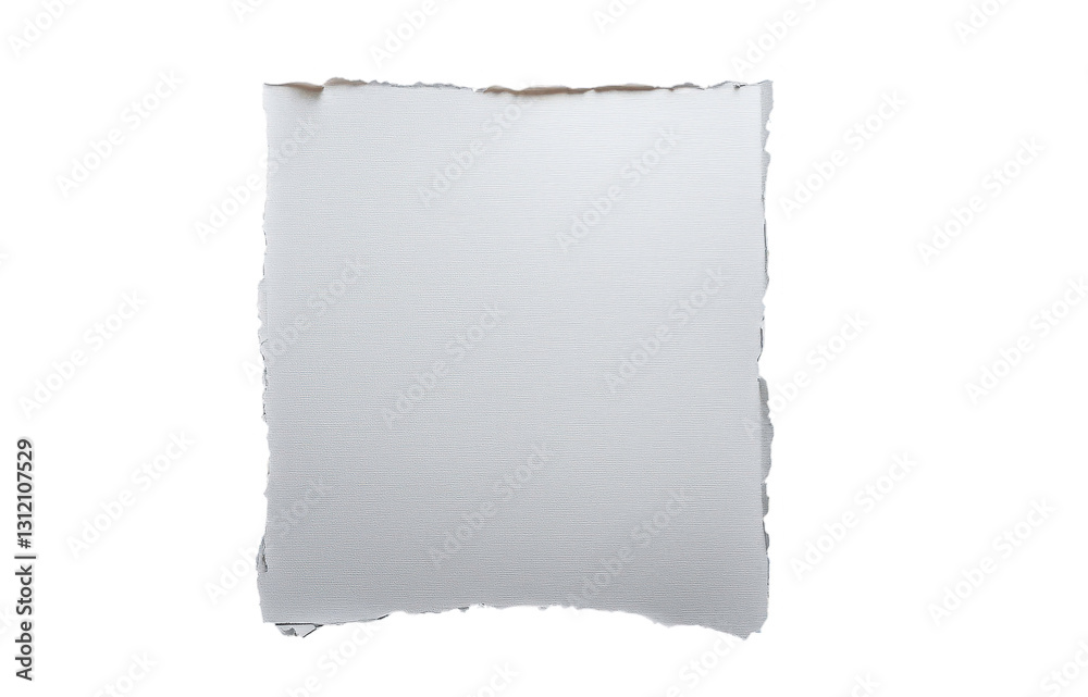 Obraz premium Torn Paper Texture: Capturing the raw, textured edge of a torn piece of paper, showcasing its delicate fibers and subtle imperfections. 