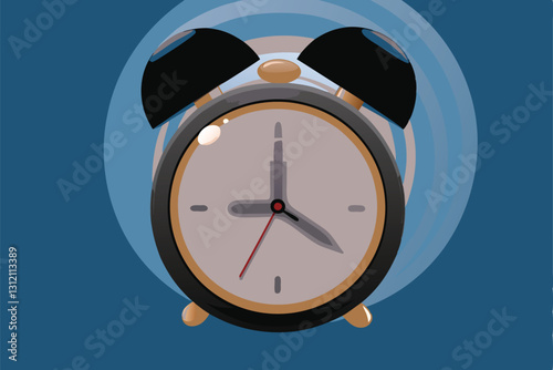 A distressed clock, its hands frozen at a traumatic moment, symbolizes PTSD; a loupe magnifies the fractured time, emphasizing the lingering effects of trauma.