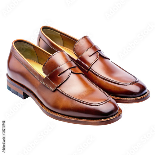 brown leather shoes