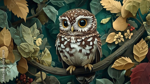 Pygmy Owl and Little Owl Habitat photo