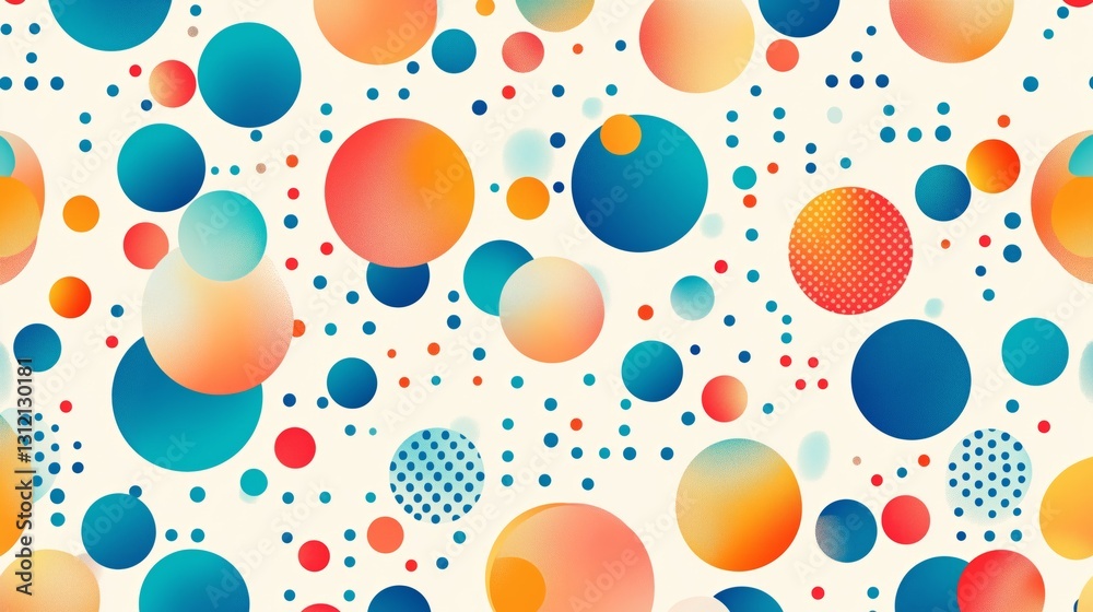 Colorful abstract circles design digital art modern aesthetic bright environment Colorful abstract circles design digital art modern aesthetic bright environment