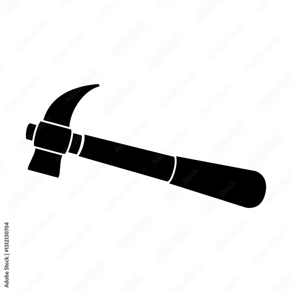 hammer icon, simple flat style, illustration, logo sign symbol pictogram template, for ui or ux isolated on white for mobile app, editable hammer icon, simple flat style, illustration, logo sign symbol pictogram template, for ui or ux isolated on white for mobile app, editable