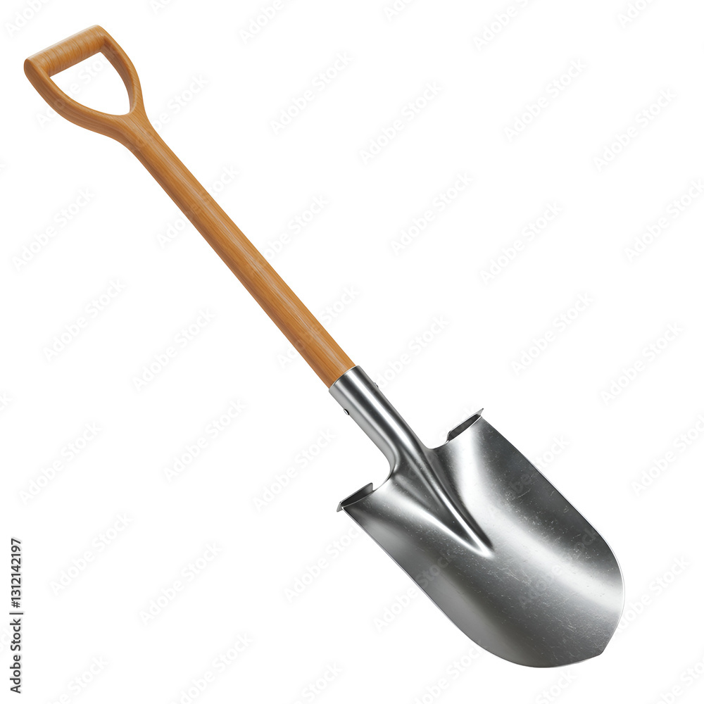 Flat Shovel with Handle for Landscaping and Construction Use Flat Shovel with Handle for Landscaping and Construction Use